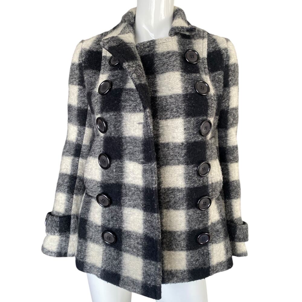 Bailey 44 Wool Blend Double Breasted Peacoat Small - Picture 4 of 8